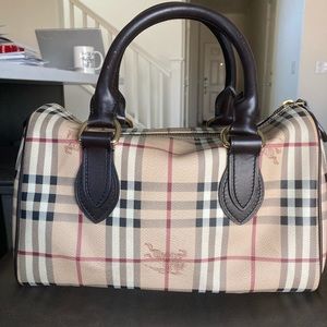 Burberry Haymarket checker bowler bag
